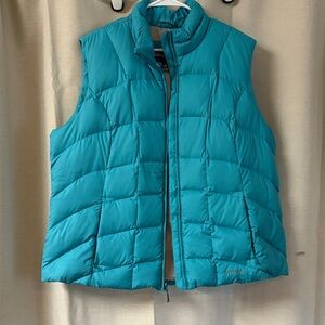 Eddie Bauer Teal Quilted Vest